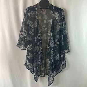 Bongo Sheer Open Front Cover-up XL